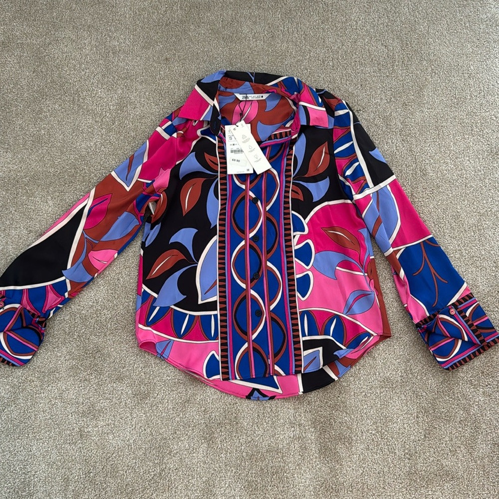 Pucci inspired Zara blouse